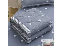 Edredom de Primavera/verão Lavável na Máquina para Solteiro e Casal Ideal Adultos Crianças Feito Patchwork Fin