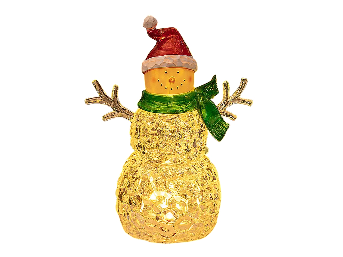 Boneco de Neve Natal com Luz Noturna e Iluminação LAXISCREED