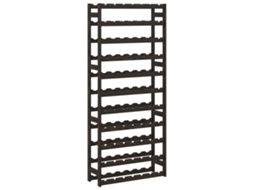 Wine Rack, Wine Racks Vidaxl Preto Madeira De Pinho (n/a)