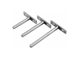Suporte Invisível Para Prateleira Flutuante, 3 Peças, Metal, Para Parede, 5 Polegadas
