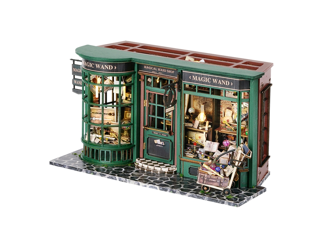 Uma Casa Repleta De Magia. Maquete 3d Com Luzes Led. Dimensões: 29x14x15 Cm.