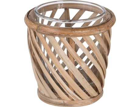 Vaso Decorativo SKLUM Cocco (Castanho - Bambu - 8,5 cm)