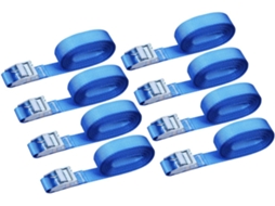 Conjunto De 8 Cintas Bagagem Holibanna, Em Liga Metálica Resistente, Na Cor Azul, Ideais Organizar Malas E Outros