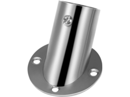 Suporte De Varão Chuveiro Inclinado Heallily Com Flange Triangular E Assento Fixo, 6, 6x 5, 2x 2, 6cm, Para Montagem Na