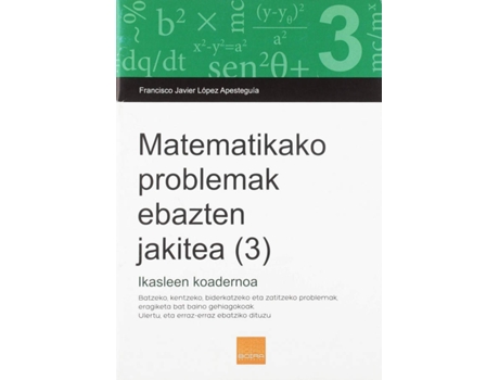 Livro Matematikako Problemak Ebaten Jakitea de López Apesteguía, Francisco Javier (Basco)