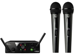 Microfone AKG Sistema Mão Duplo Wms40 Mini