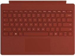 Capa Teclado Micorsoft Surface Pro 7 MICROSOFT Type Cover (Teclado Português - Vermelho) — Teclado Português