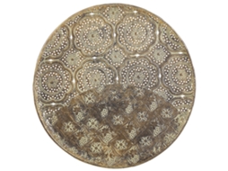 Tabuleiro BELIANI Kitnos de Metal Dourado 49x49x2