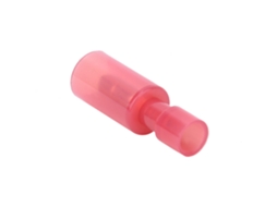 Conector Macho Bala 22-16awg Vermelho 100un