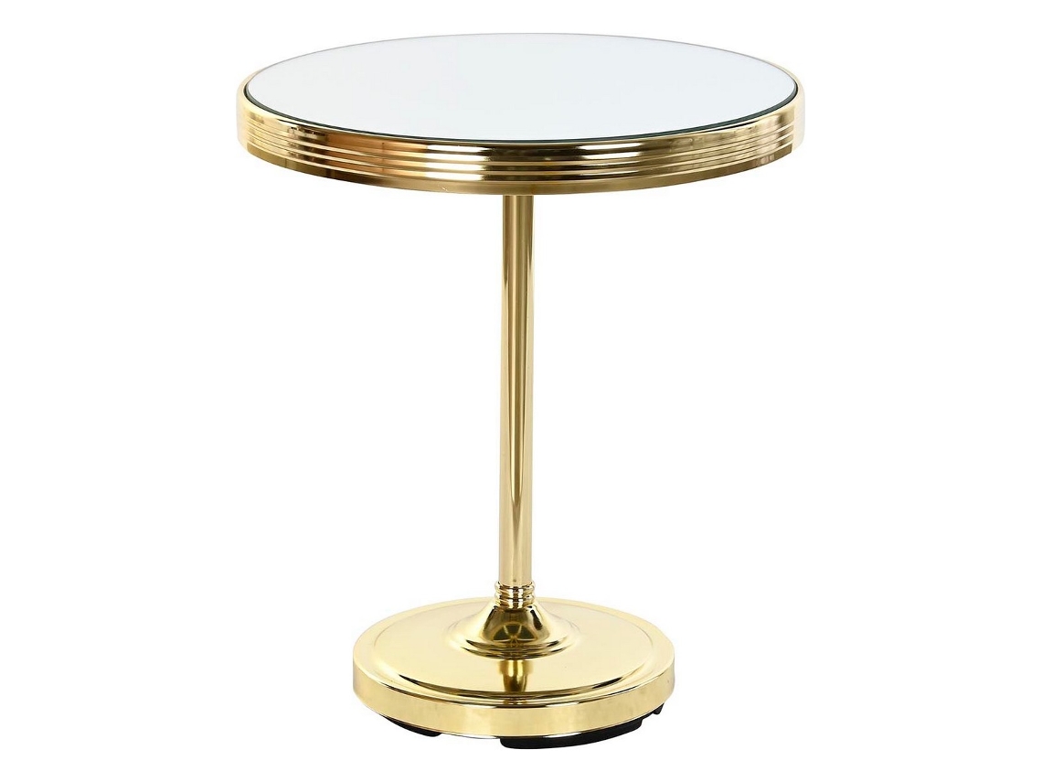 Mesa de Apoio DKD HOME DECOR (Latão - Multicor)