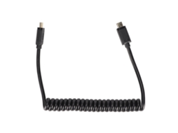 Aetheria cabo Usb C para Usb C 10gbps 4k 60hz Carregamento Rápido 3a Mola Helicoidal 1.2m