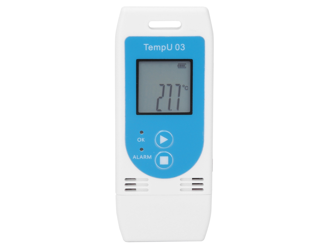 Gravador de Dados de Temperatura e Umidade com LCD e USB | S/MARCA