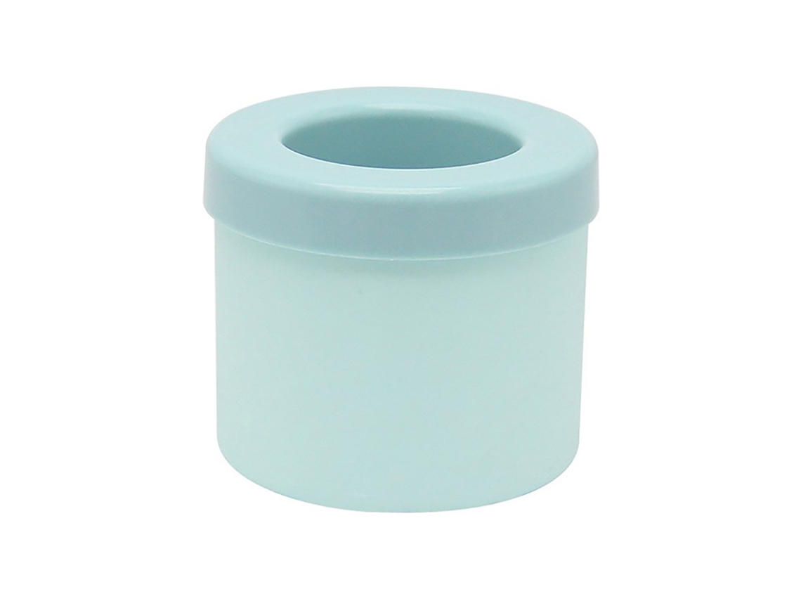 Balde De Gelo Em Formato Copo, Forma De Cubo Gelo, Qualidade Para Congelamento Rápido, Silicone Azul