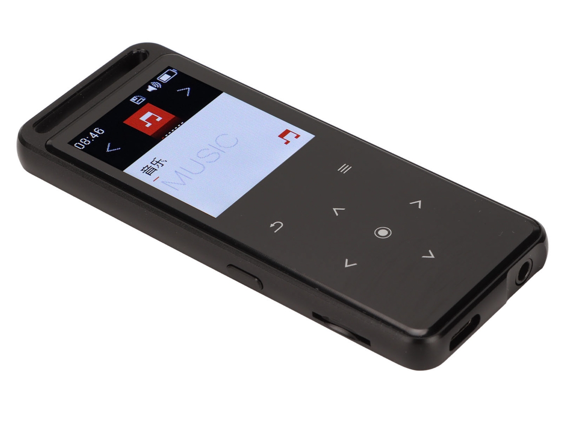 Leitor Mp3 Bluetooth SMANDY M6 1.8Inch Sem Perdas Hifi 32G Tf Cardpreto