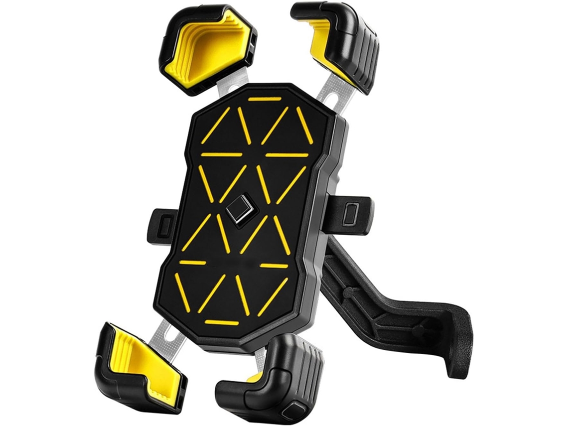 Suporte para Celular de Bicicleta, Adequado para Celulares com Tela de Até 7,2 Polegadas, Anti vibração para Guidão de Bicicleta JYTGALX (preto)