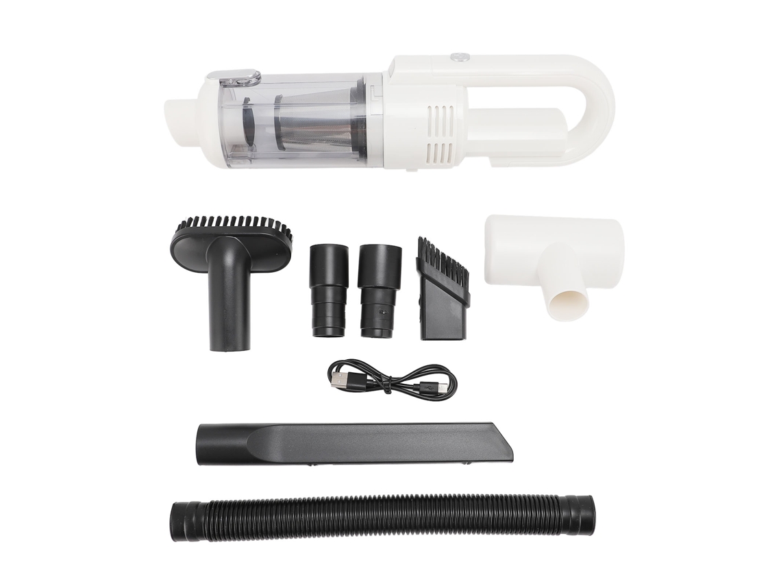 Aspirador Portátil Silencioso Automático 57000rpm para Pelos de Pets Sofa e Carro | S/MARCA