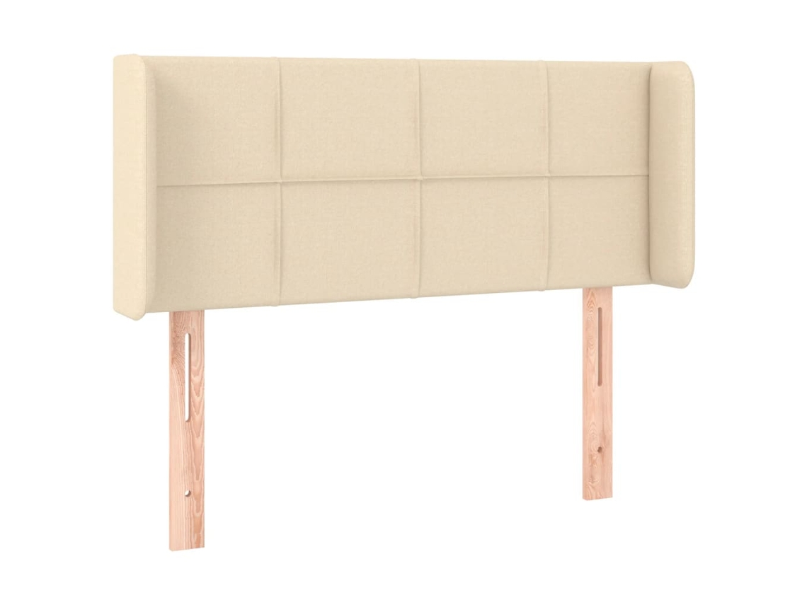 Cabeceira C/ Abas Tído 83x16x78/88 cm Creme MAISON EXCLUSIVE