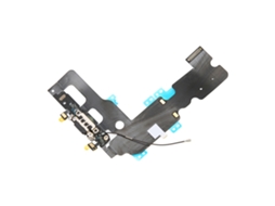 Módulo De Porta De Carregamento Usb Com Conector Dock E Cabo Flex Para Iphone 7 Plus Preto