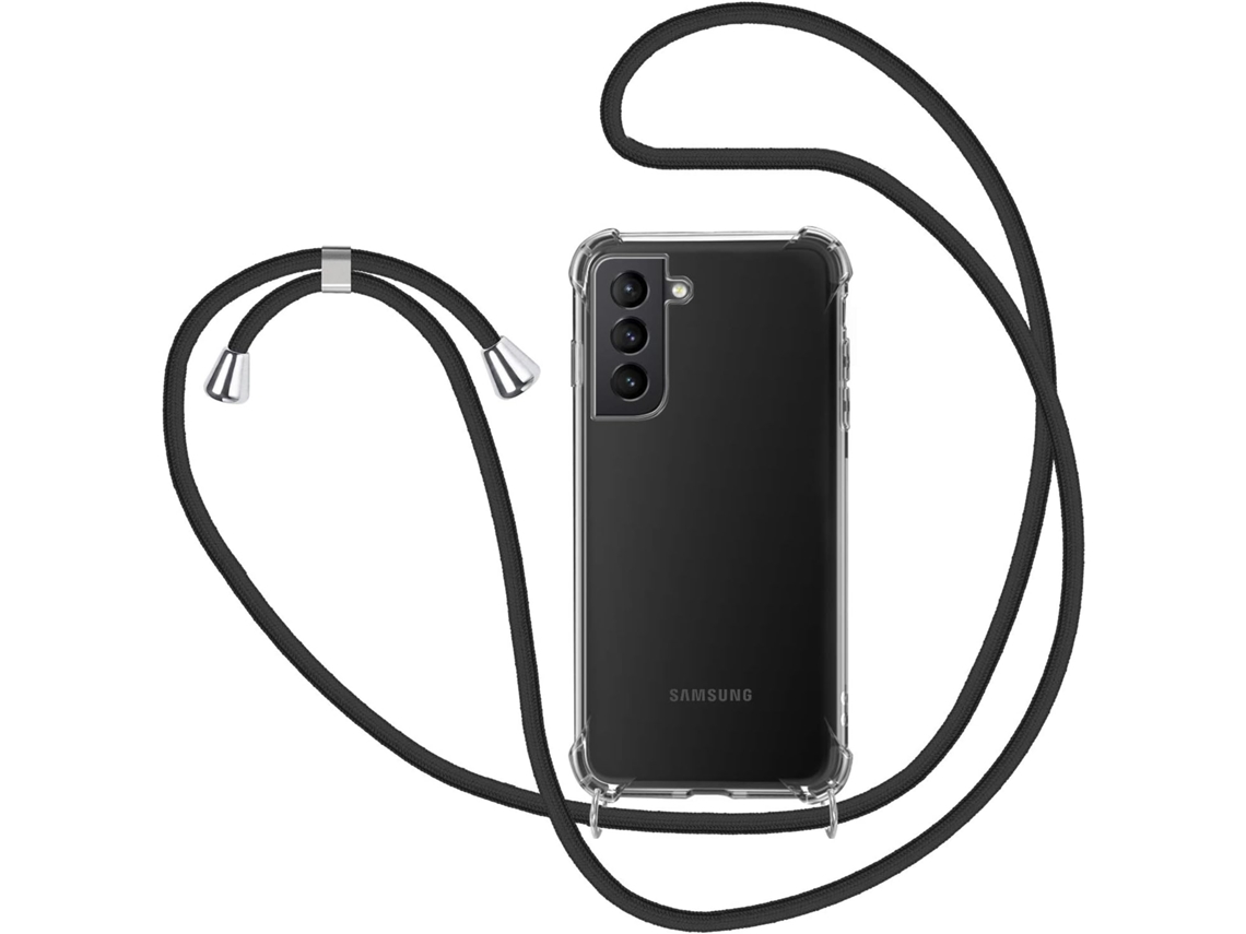 Correia Colar para Samsung Galaxy S21 5G HONGWE. Transparente