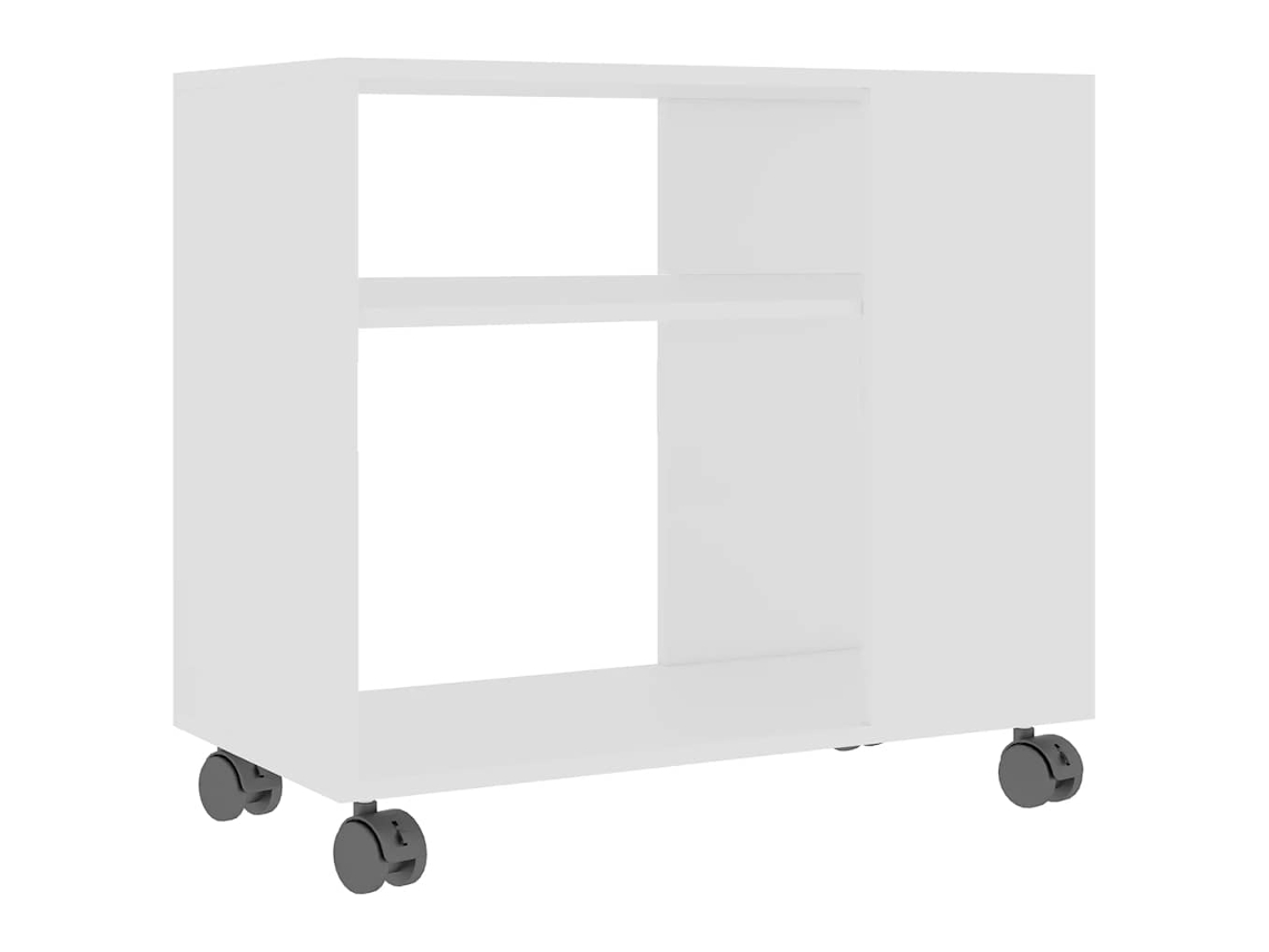 Mesa de Apoio 70x35x55 Cm Madeira Processada Branco MAISON EXCLUSIVE