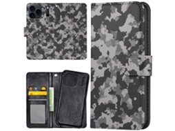 Capa Carteira/capa Camuflada Para Iphone 17 Pro
