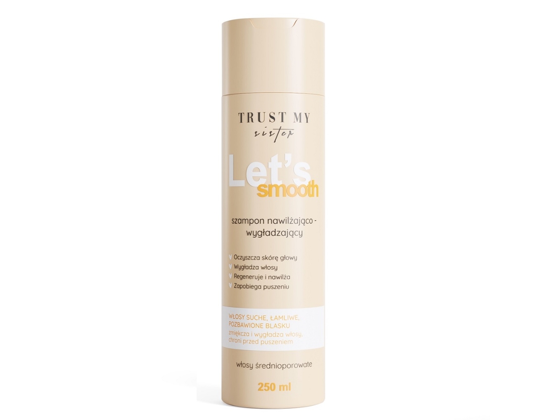 Hydrating Smoothing Shampoo For Medium Porosity Hair, 250 Ml Trust My Sister