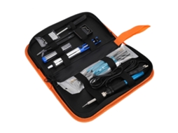 Kit De Ferro De Soldar De 19 Peças 60w Com Ajuste De Temperatura E Suporte Laxiscreed