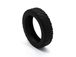 Protetor Para Rodas De Mala, Em Silicone, Cor Preto, Redução De Ruído, Antiderrapante, Proteção Contra Desgaste E Impactos Em Viagem