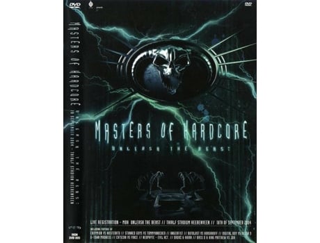 Dvd Masters Of Hardcore - Unleash The Beast Masters Of Hardcore