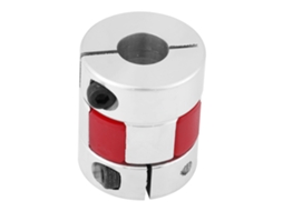 Acoplador De Eixo Plum De Liga De Alumínio D25 L30 10-10mm Para Transmissão Mecânica