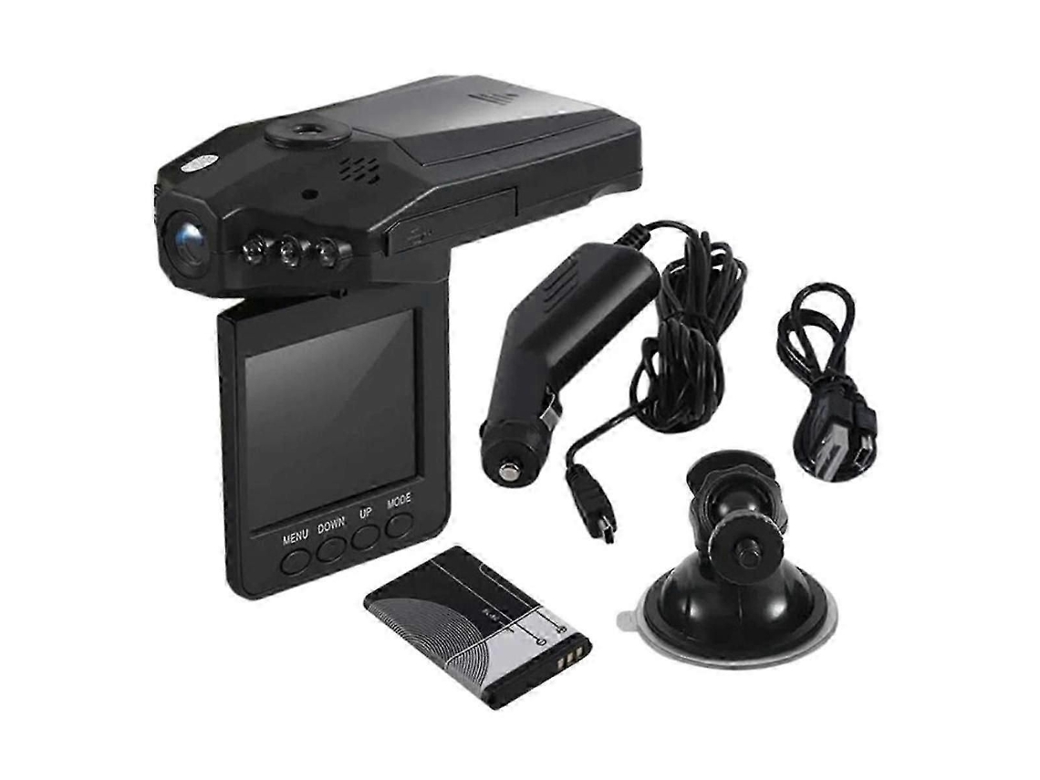 Câmara De Bordo Led Para Carro Universal De 2,5 Polegadas, Gravador De Condução Com Ecrã Lcd, Sensor Cmos, Gravação De Alta Velocidade