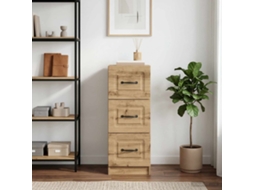 Vidaxl Gabinete De Gavetas 33 X 34,5 X 87 Cm Derivados De Madeira