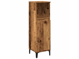 Bathroom Cabinet, Bathroom Cabinets Vidaxl Marrom Madeira Processada (n/a)
