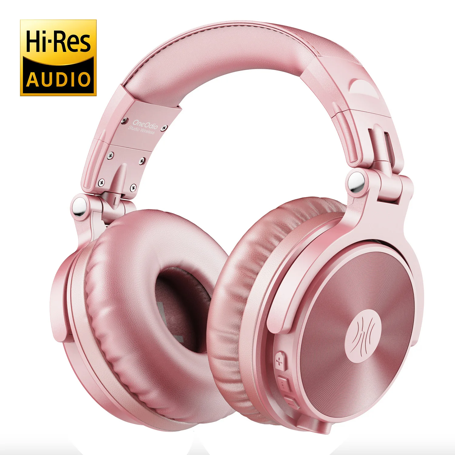 Fones De Ouvido Sem Fio Bluetooth 5.2 (ouro Rosa), Fones De Ouvido Estéreo Supra-auriculares Com Super Bass