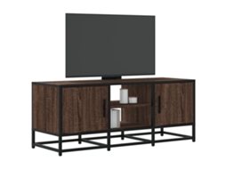Móvel Tv 100x35x41cm Derivados Madeira/metal Carvalho Castanho Dkd Home Decor
