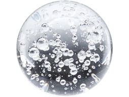 Bola de cristal transparente con forma de burbuja, decoración para jardines de rocas GOKOCO