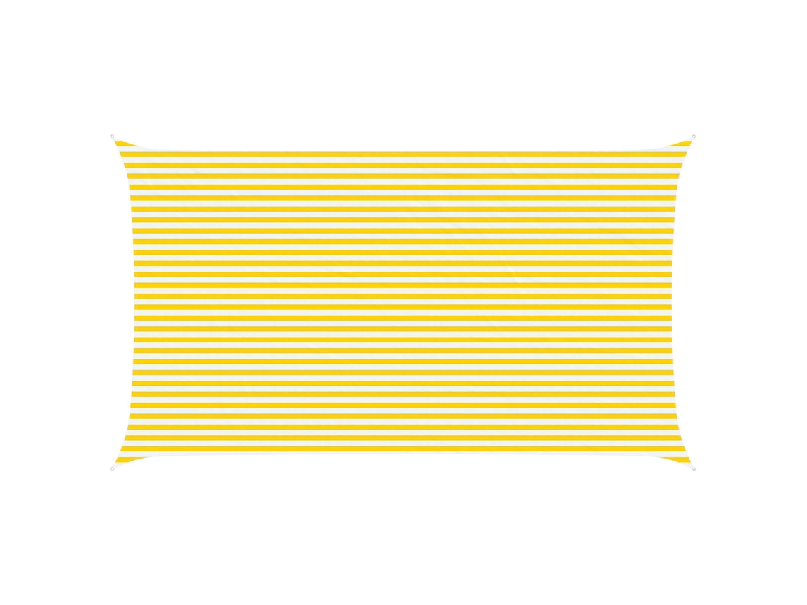 Maison Exclusive - Vela De Sombra Solar Amarelo E Branco 7 X 4 M