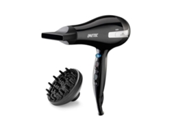 Secador de Cabelo IMETEC K7 2000 2200w Iões 2 Velocidades 3 Temperaturas Difusor Profissional Preto