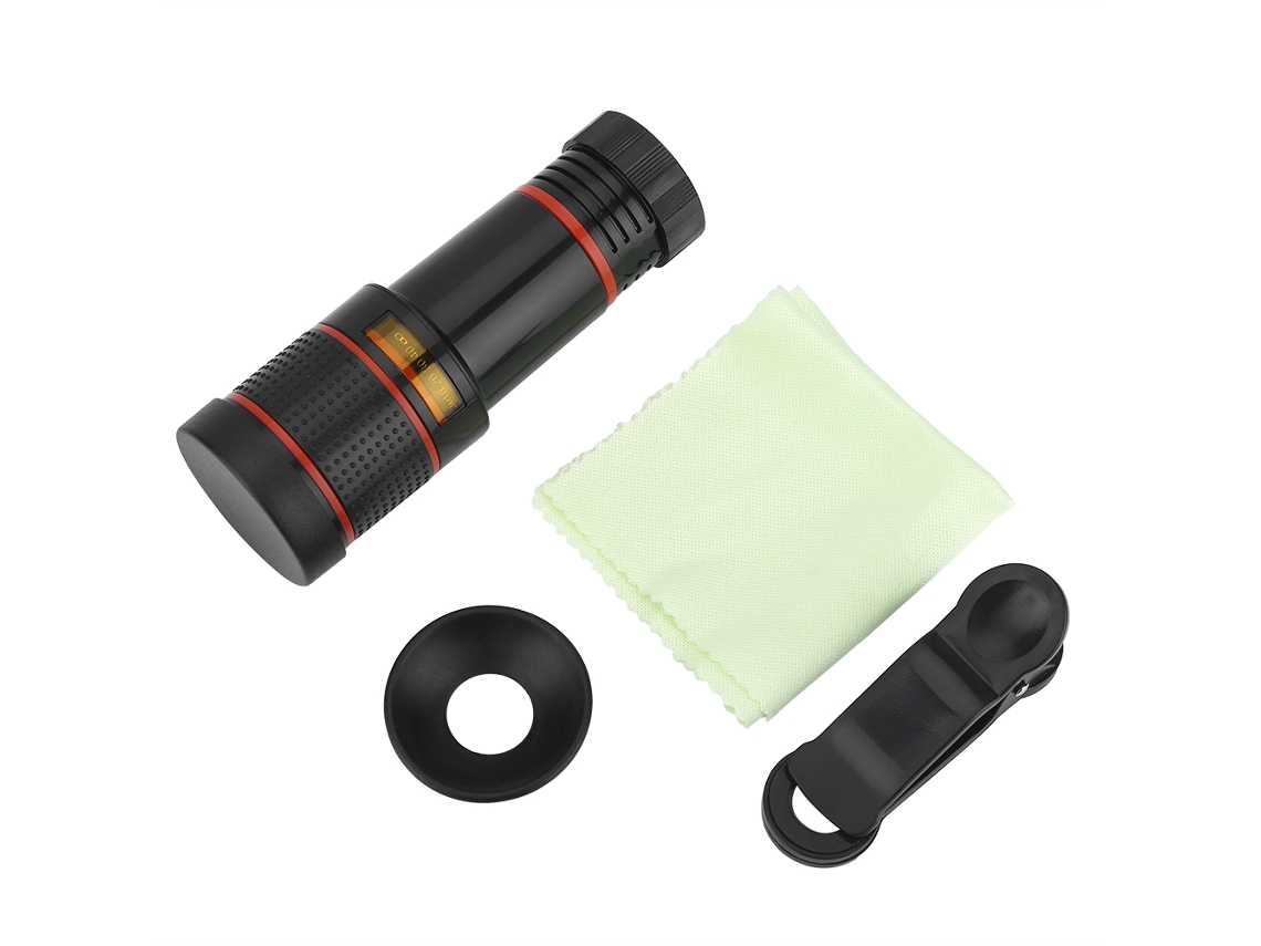 Lente Telephoto Universal LAXISCREED 12x/8x Zoom Óptico para Celular