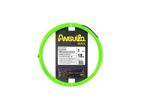 Terminações Intercambiáveis Mono Trançadas 18m Eel Max Diâmetro 3mm Verde Fluorescente Anguila