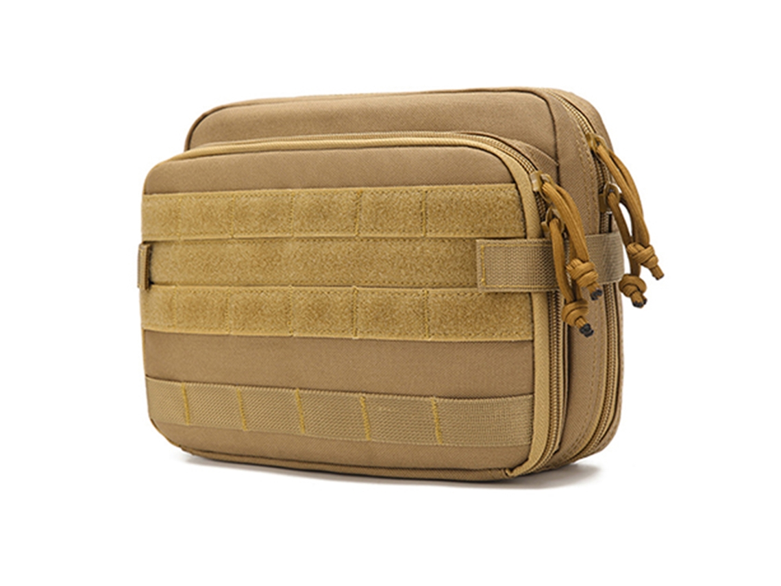 Mali bolsa Tática Molle com Design Laser Cut, Organizador Médico Militar, Bolso para Mapa, Ifak, Edc, Khaki