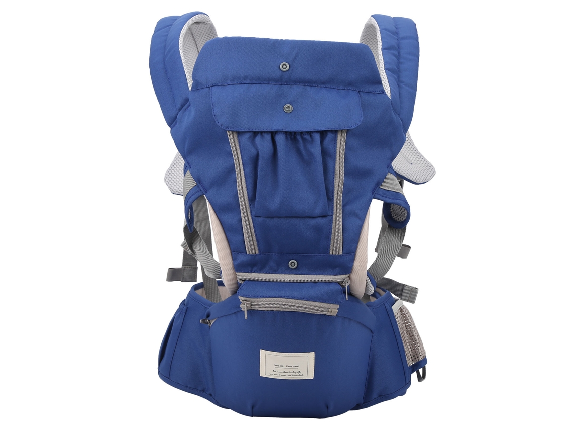 Primerox assento para Quadril de Bebê Sling Multifuncional Respirável Portátil para Bebês e Crianças Azul