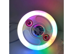 Lâmpada LED Neoglint 2026 com luz RGB discreta, alta intensidade de luz intermitente e controle remoto para criar uma atmosfera musical.