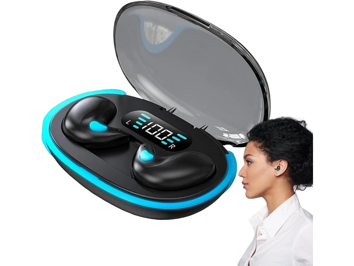 Fones De Ouvido Esportivos Sem Fio Com Cancelamento Ruído, Intra Auriculares