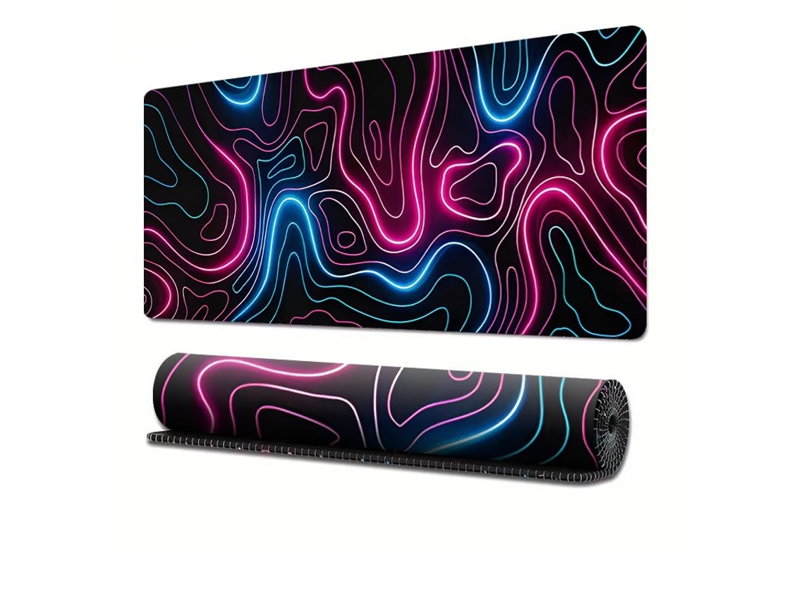Mousepad Grande Para Mesa, Preto. Brilvibera