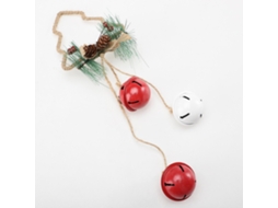 Laxiscreed Decoração De Natal Com Campainhas Pintadas E Corda Para Presentes E Enfeites Festivos