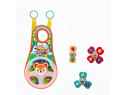 Volante Brinquedo Bebé CHRUI para Cadeirinha com Espelho e 3 Brinquedos (raposa)
