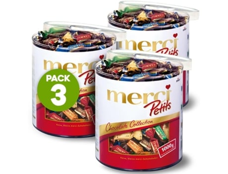 Pack Merci Petits Bombons Sortidos 7 Sabores 2kg (2x1kg) Iami (praliné, Café, Avelã, Amêndoa)