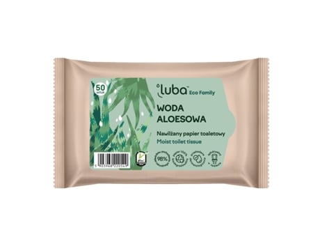 Papel Higiênico Luba Eco Família Hidratante Com Água De Aloe, 50 Unidades