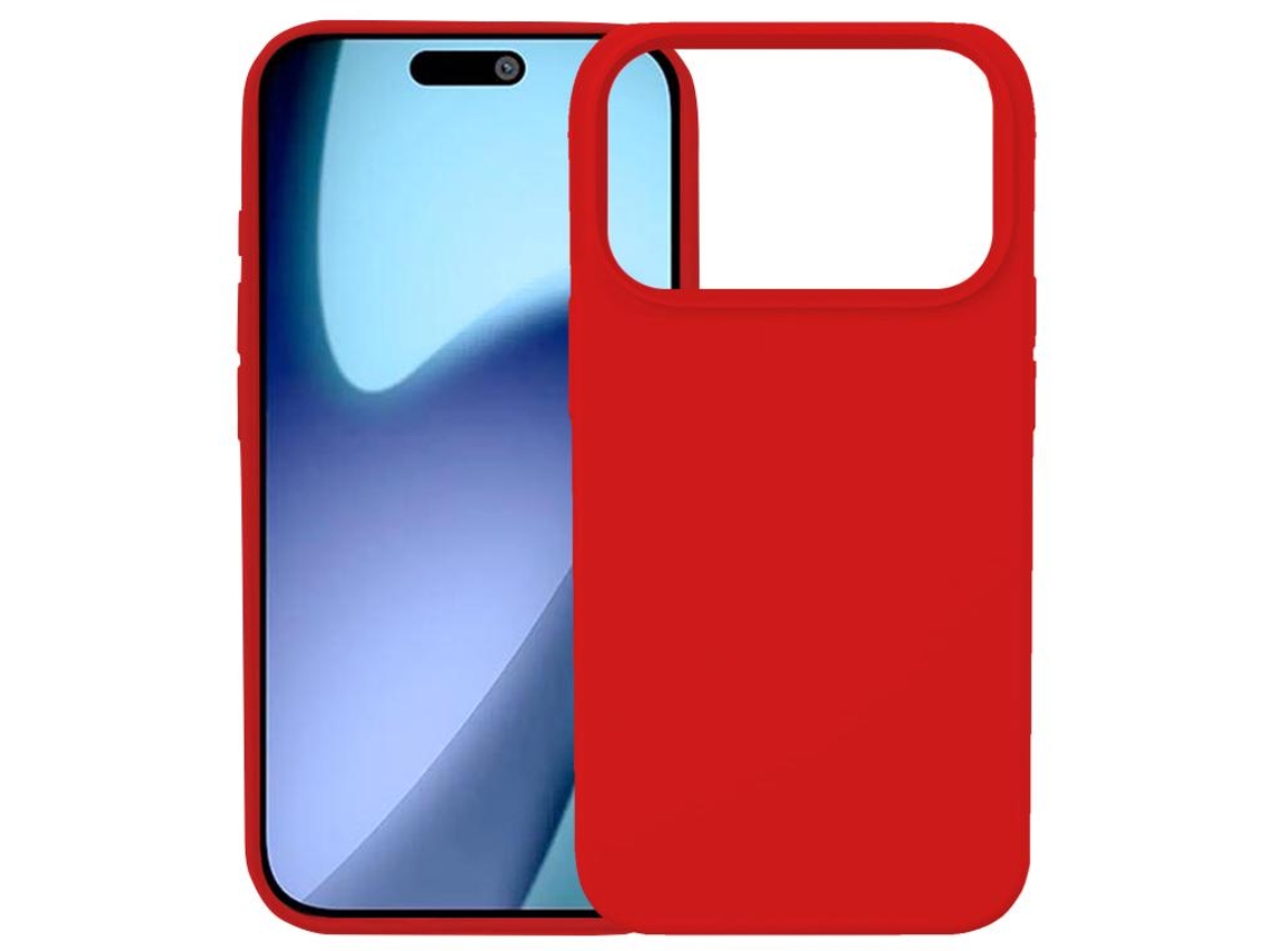 Capa De Silicone Líquido Cor Sólida Para Iphone 17 Pro Max Halinuia